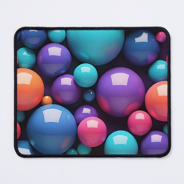 Item preview, Abstract Colorful Bubble Composition designed and sold by TK-Hades.