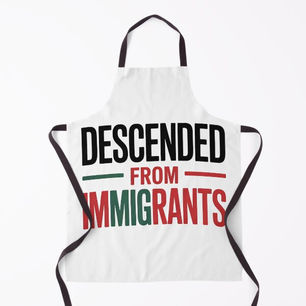 Item preview, Descended From Immigrants - NO KINGs designed and sold by BakeryDozen.