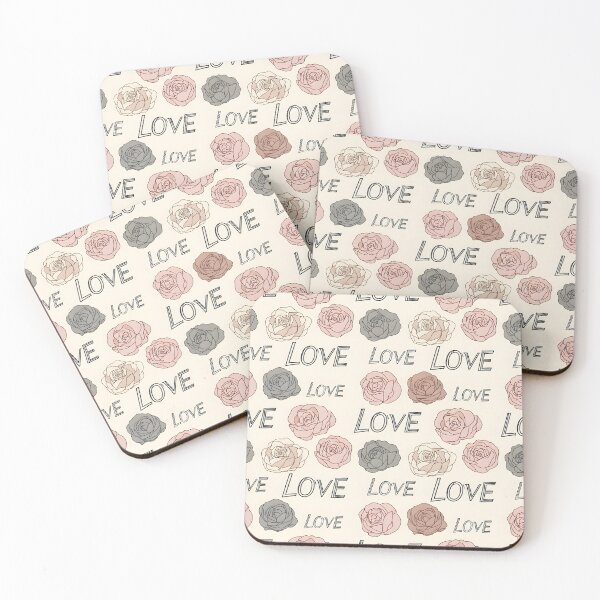 Item preview, VINTAGE PATTERN LOVE AND ROSES designed and sold by infinitearte.