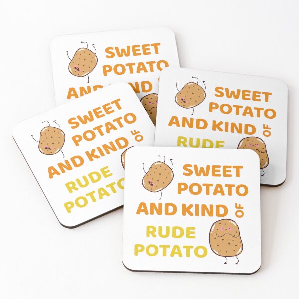 Item preview, Sweet Potato And Kind Of Rude Potato | Rude Potato | Funny Meme Design for Lazy or Grumpy People designed and sold by luckyhue.