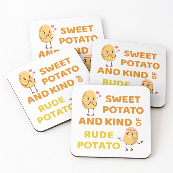 Item preview, Sweet Potato And Kind Of Rude Potato | Rude Potato | Funny Meme Design for Lazy or Grumpy People designed and sold by luckyhue.
