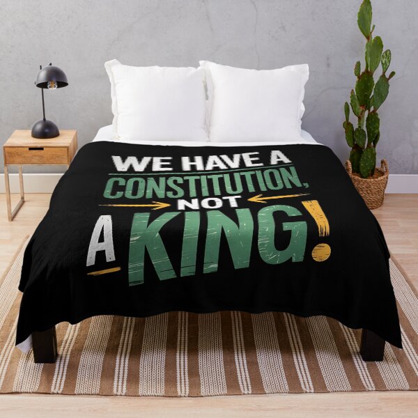 Item preview, We have a Constitution, Not a King - NO KINGs designed and sold by BakeryDozen.