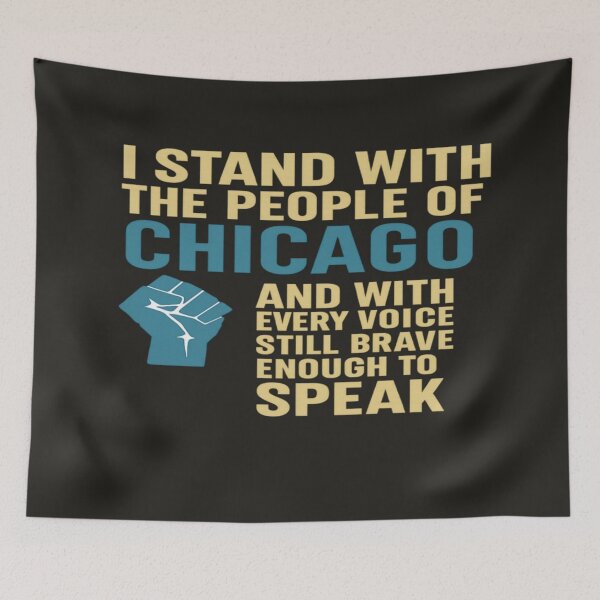 Item preview, Stand With Chicago – Voices Brave Enough To Speak designed and sold by JM Language Service.