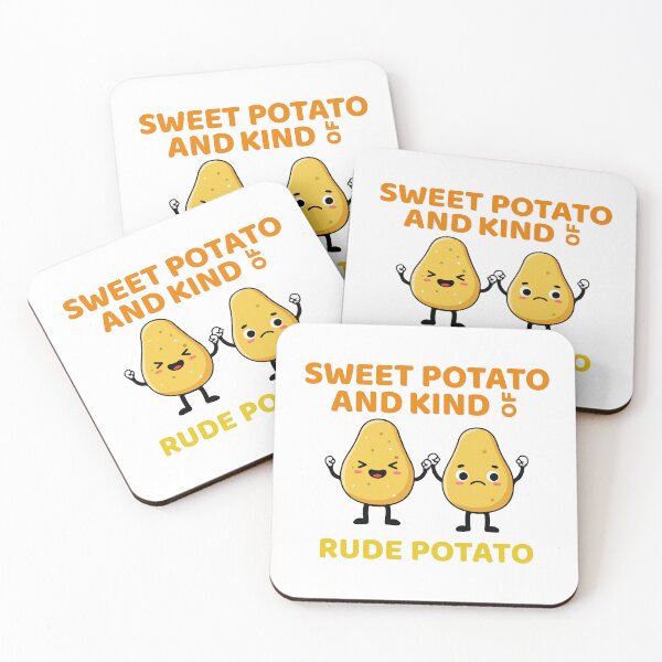 Item preview, Sweet Potato And Kind Of Rude Potato | Rude Potato | Funny Meme Design for Lazy or Grumpy People designed and sold by luckyhue.
