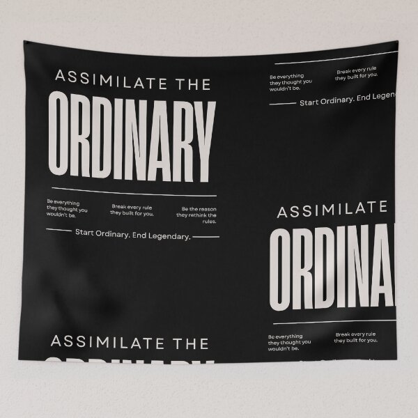 Item preview, Assimilate the Ordinary  designed and sold by rebuZZ-Apparels-The Minimalistic Buzz.