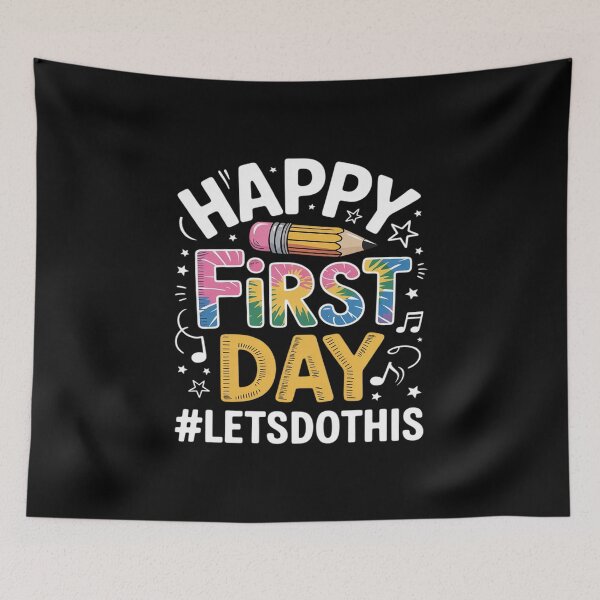 Item preview, Happy First Day Of School Teacher Kids Back To School designed and sold by Idarmotar.