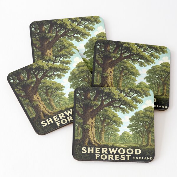 Item preview, Sherwood Forest - Heart of the Robin Hood Legend designed and sold by Myra365Art.