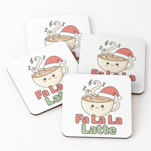 Item preview, Fa La La Latte Coffe + Christmas designed and sold by LaurannaDesign.