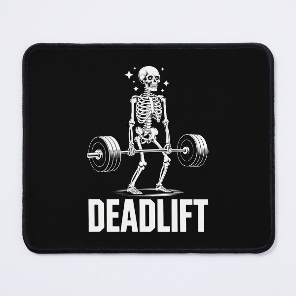 Item preview, DEADLIFT Halloween Skeleton Weight Lifting Workout designed and sold by PunkNation-Arts.