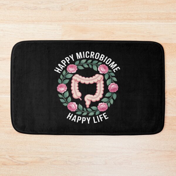 Item preview, Happy Microbiome Happy Life Gut Health Healthy lifestyle designed and sold by Idarmotar.