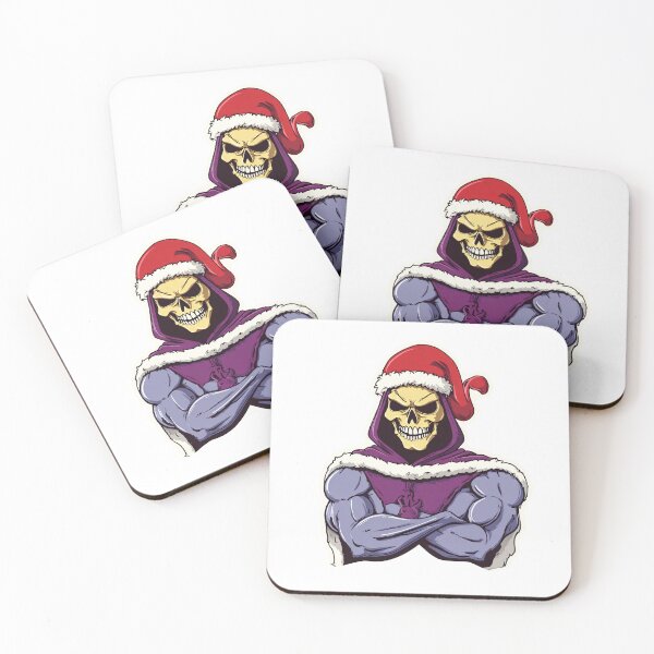Item preview, Skeletor Santa – Funny Retro Christmas Cartoon designed and sold by SleekLineSketches.