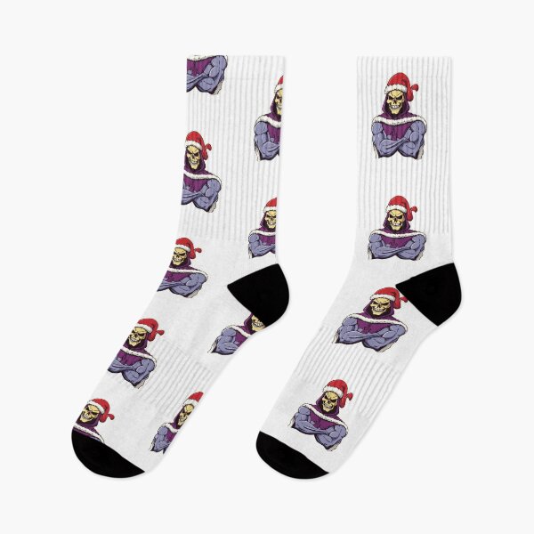 Item preview, Skeletor Santa – Funny Retro Christmas Cartoon designed and sold by SleekLineSketches.