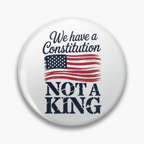 Item preview, No Kings in America We Have A Constitution Not A King Resist designed and sold by ValerieRodrigue.