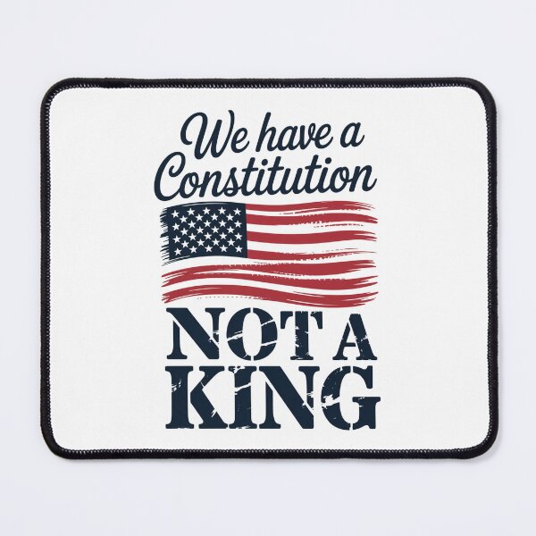 Item preview, No Kings in America We Have A Constitution Not A King Resist designed and sold by ValerieRodrigue.