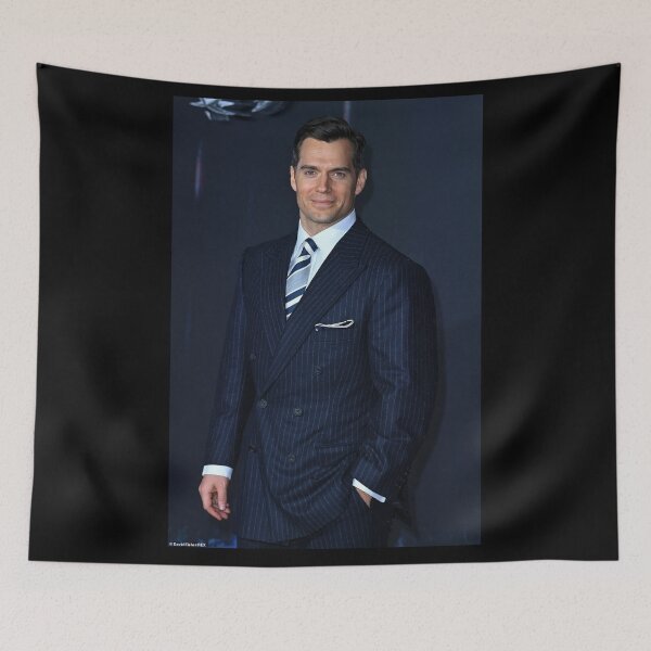 Item preview, Henry Cavill – Elegant Cinematic Portrait in Classic Suit designed and sold by fatuhuwarradf.