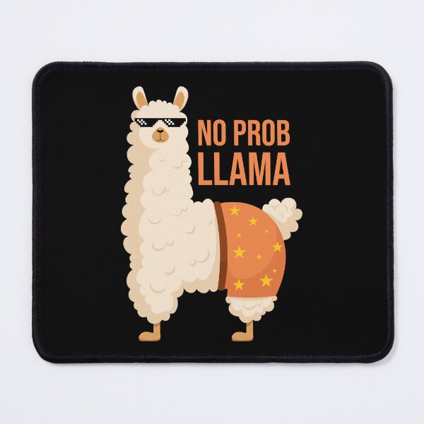Item preview, No Prob Llama Cool Disco Animal designed and sold by Art-of-Rory.