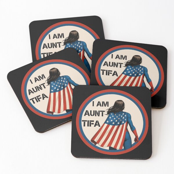 Item preview, I Am Aunt Tifa – American Flag Hero Design designed and sold by PROPera-design.