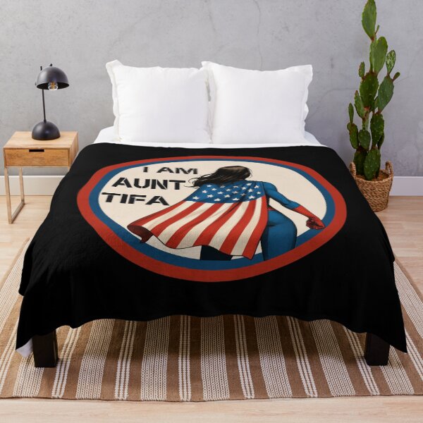 Item preview, I Am Aunt Tifa – American Flag Hero Design designed and sold by PROPera-design.