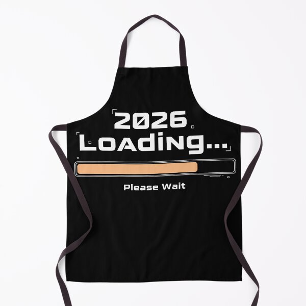 Item preview, 2026 Loading... Please Wait – Funny Digital Progress Bar New Year Design designed and sold by fawzimorsy.