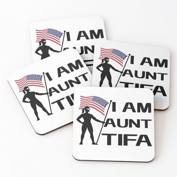 Item preview, I Am Aunt Tifa – American Flag Statement Design designed and sold by PROPera-design.
