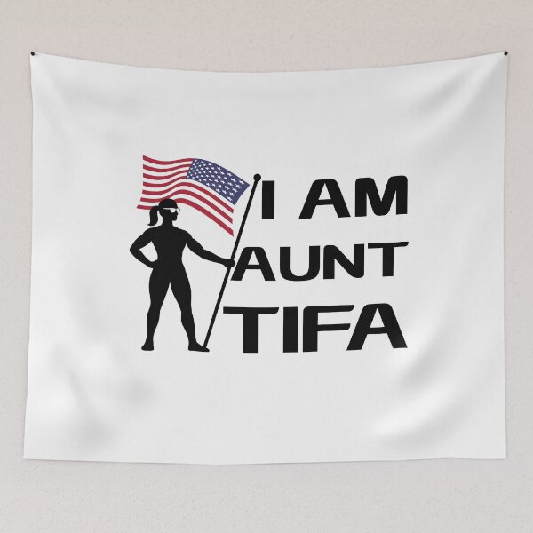 Item preview, I Am Aunt Tifa – American Flag Statement Design designed and sold by PROPera-design.