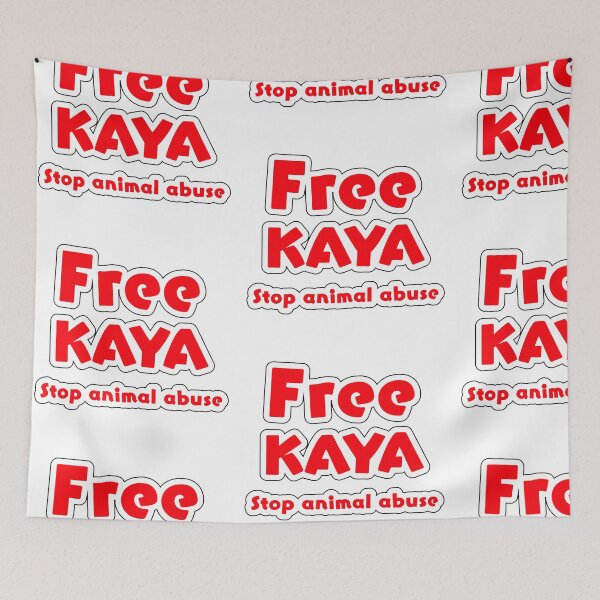 Item preview, Free Kaya, Stop animal abuse designed and sold by Simorgh11.