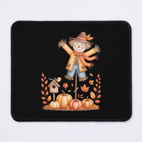 Item preview, Cute Scarecrow Autumn Pumpkin Happy Thanksgiving Halloween designed and sold by PunkNation-Arts.
