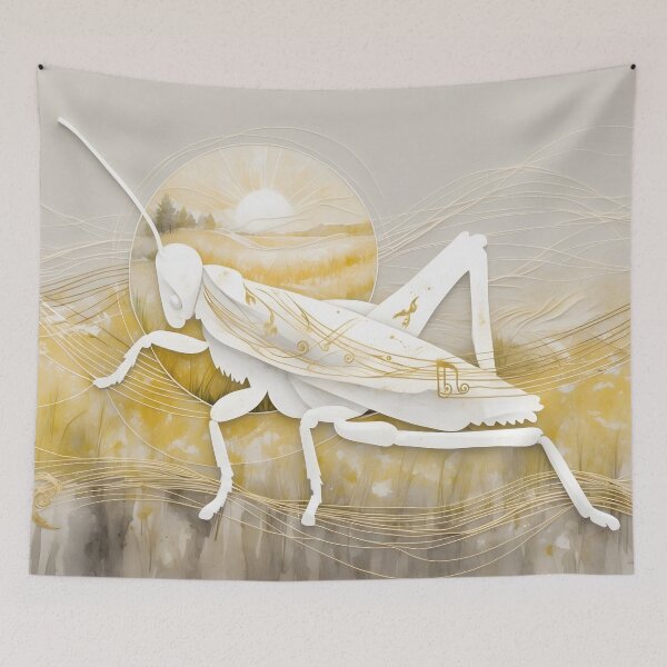 Item preview, Dreamwoven Guardian Grasshopper – Song of Kokopelli by LaLi Designs designed and sold by LaLi-Designs.