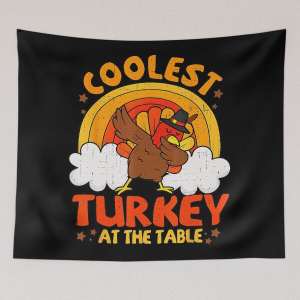 Item preview, Coolest Turkey At Table Thanksgiving designed and sold by JEFDodsonArt.