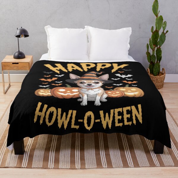 Artikelvorschau, Chihuahua Halloween Niedlicher Hund Howl -O- Ween entworfen und verkauft von HellD3vil-Art.