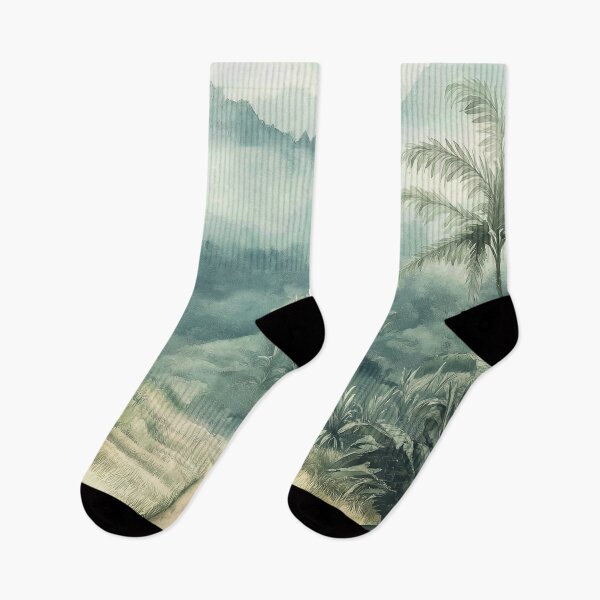 Item preview, Misty Tropical Valley Path designed and sold by Nytheris.