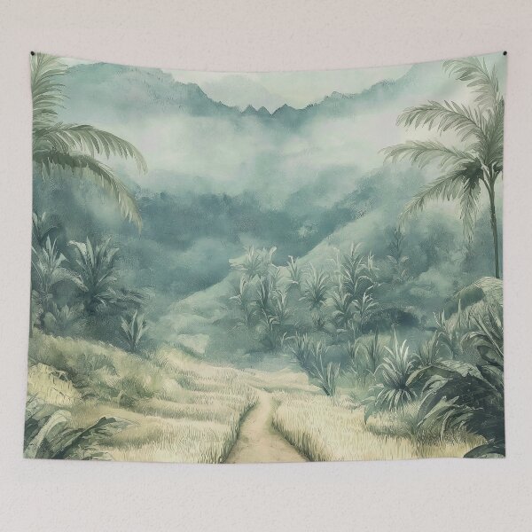 Item preview, Misty Tropical Valley Path designed and sold by Nytheris.