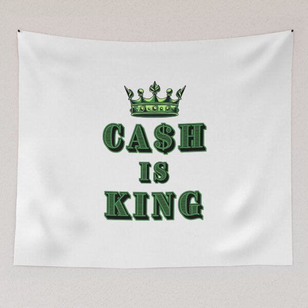 Item preview, CASH IS KING, MONEY, DOLLARS , CURRENCY, CROWN  designed and sold by AASparksDesigns.
