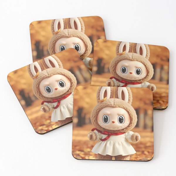 Item preview, I Love Fall – Labubu in Cozy Autumn Forest designed and sold by EmeraldeaDesign.