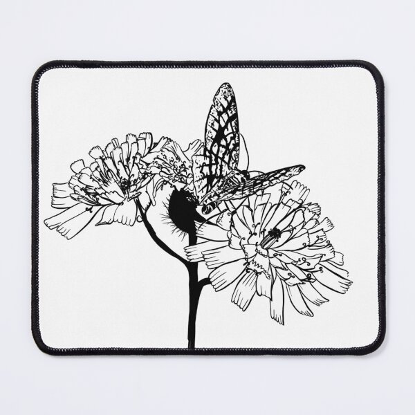 Artikelvorschau, Schmetterling auf Blüte entworfen und verkauft von FlourishingDaisy.