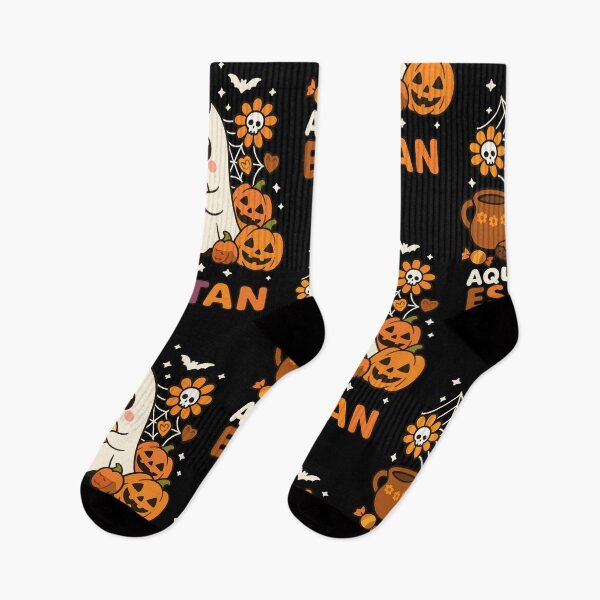 Item preview, Aqui Espantan Cute Ghost Pan de Muerto Mexican Halloween designed and sold by NUMAcreations.