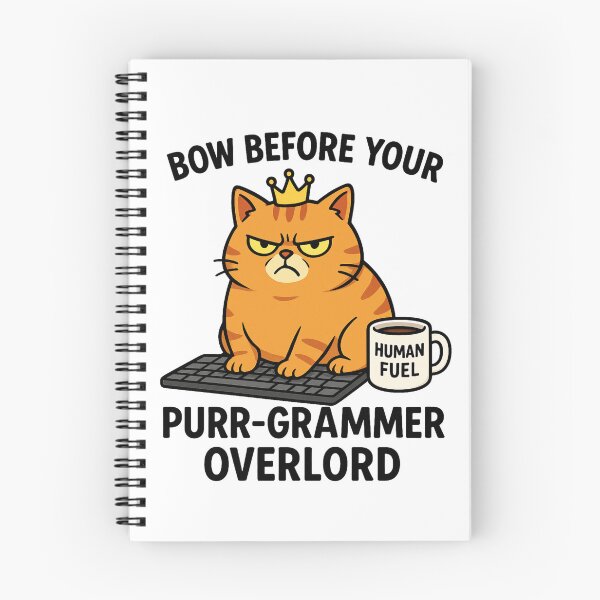 Item preview, CUTE FUNNY CAT BOW BEFORE YOUR PURR-GRAMMER OVERLORD designed and sold by HoneyBlizz.