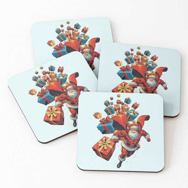 Item preview, Flying Super Santa – Epic Superhero Christmas Gift Delivery designed and sold by Ivy-Triggs.