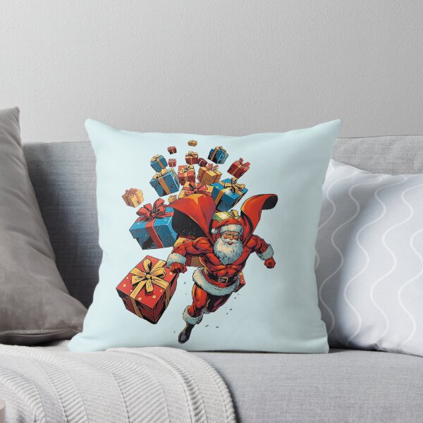 Item preview, Flying Super Santa – Epic Superhero Christmas Gift Delivery designed and sold by Ivy-Triggs.