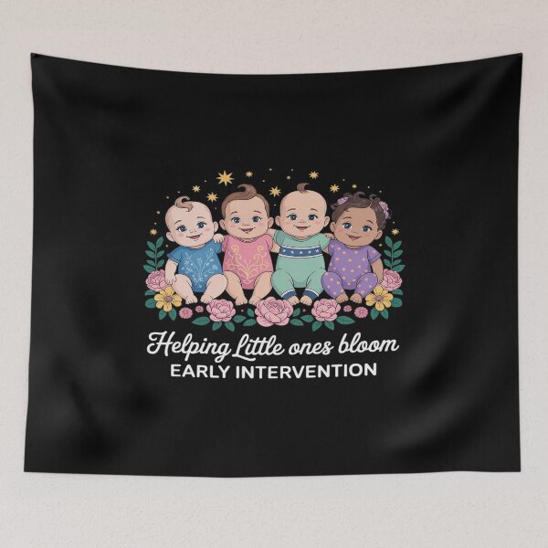 Item preview, Helping Little Ones Bloom Babies Flower Early Intervention designed and sold by petrichorsworld.