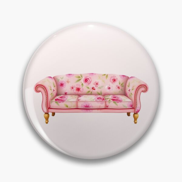 Item preview, Pink Floral Couch  designed and sold by GraphicsClub.