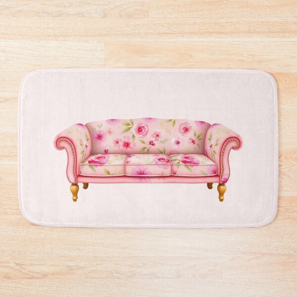 Item preview, Pink Floral Couch  designed and sold by GraphicsClub.