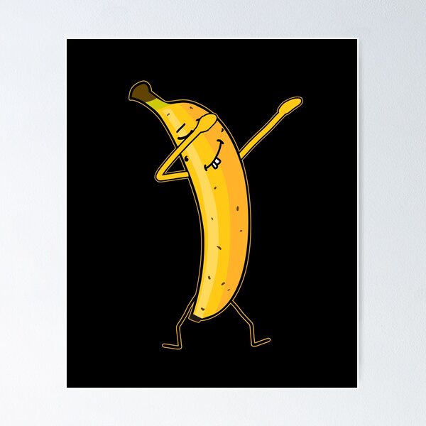 Artikelvorschau, Lustig Cool Dabbing Banana Süßes Dab Frucht Liebhaber Geschenk Shirt entworfen und verkauft von Basti09.