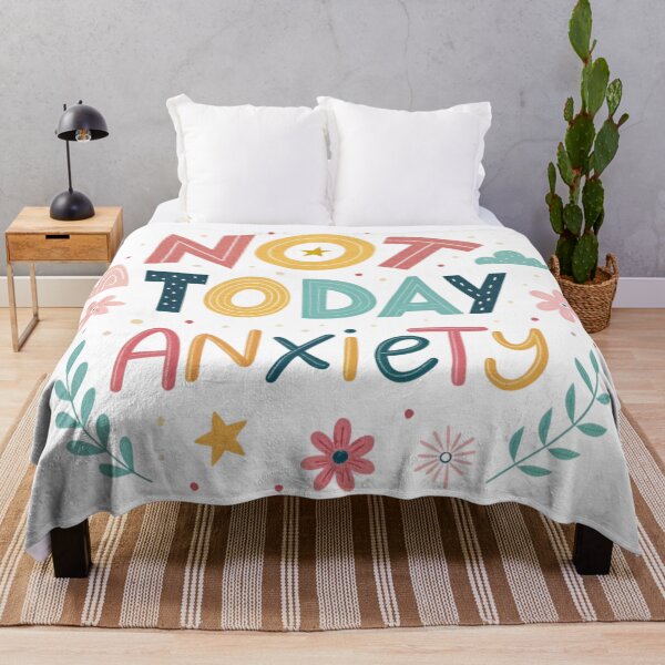 Item preview, Not today, anxiety designed and sold by Neural-canvas.