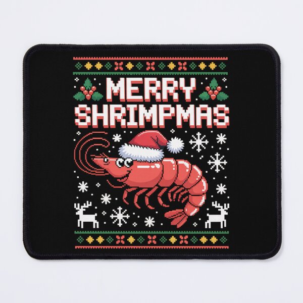 Item preview, Merry Shrimpmas Funny Shrimp Ugly Christmas designed and sold by Sunset4Bones.