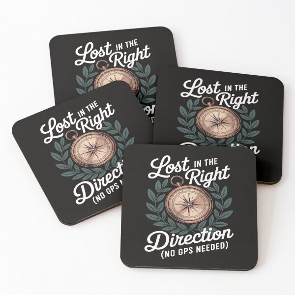 Item preview, Hiking Lost Direction Funny Camping Outdoors designed and sold by petrichorsworld.