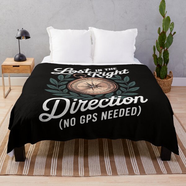Item preview, Hiking Lost Direction Funny Camping Outdoors designed and sold by petrichorsworld.