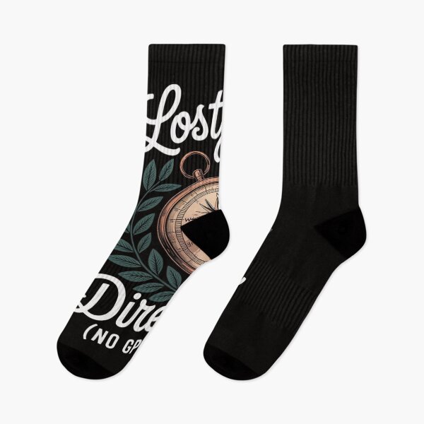 Item preview, Hiking Lost Direction Funny Camping Outdoors designed and sold by petrichorsworld.