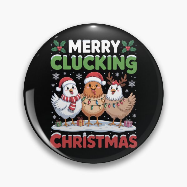 Item preview, Merry Clucking Christmas Funny Chicken Santa Hat Xmas designed and sold by Sunset4Bones.