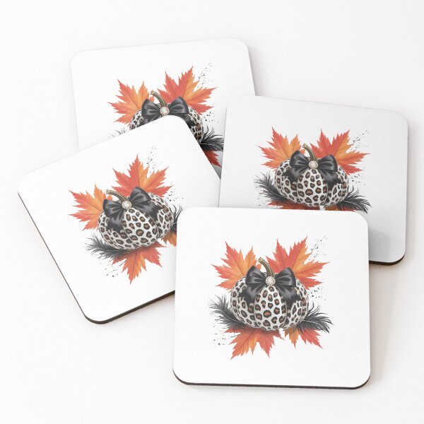 Item preview, Coquette Bow Pumpkin Season Autumn Fall Leaves Thanksgiving designed and sold by HellD3vil-Art.